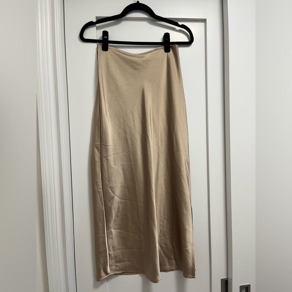 Elegant Satin Skirt